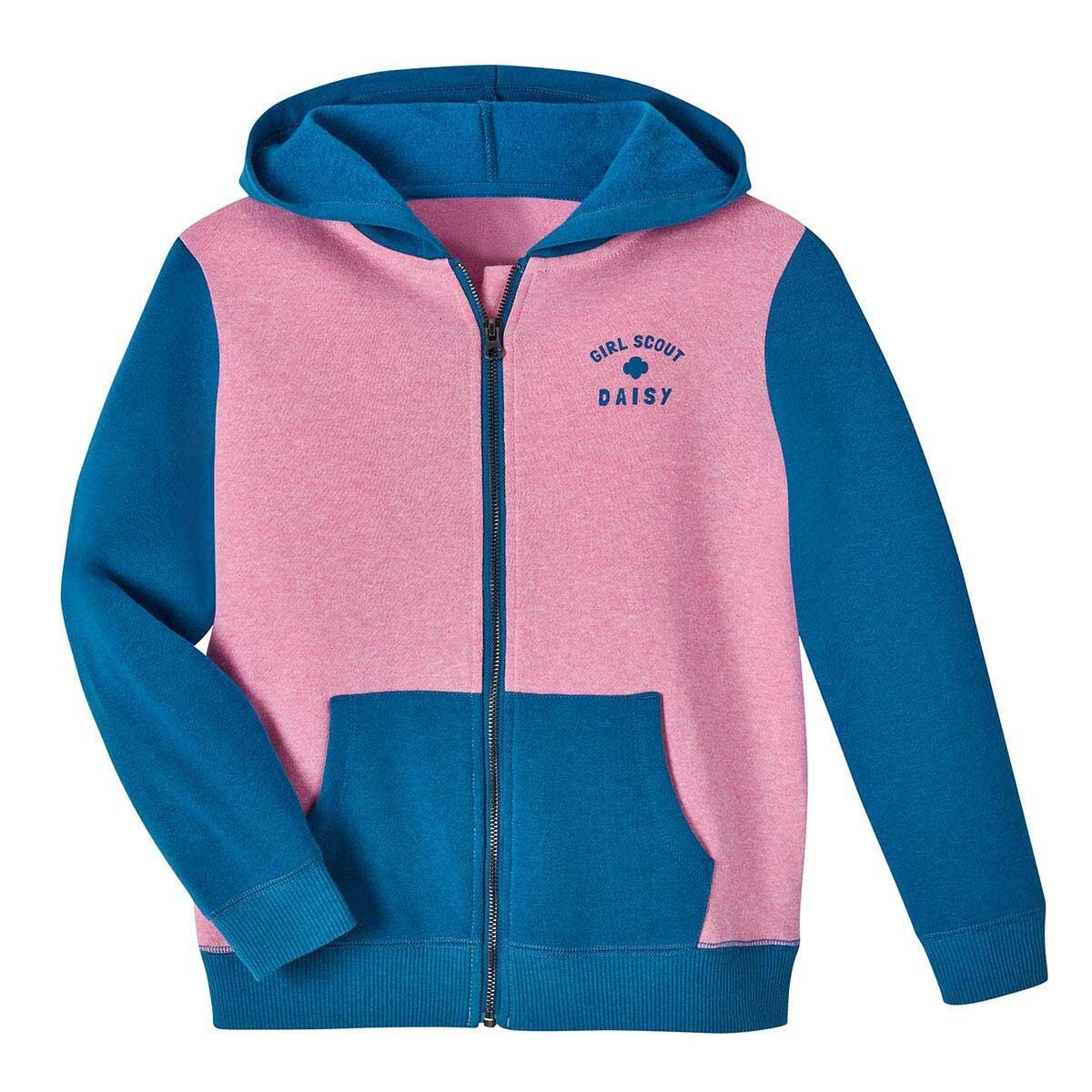 DAISY ZIP-UP HOODIE SWEATSHIRT MD