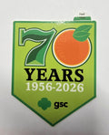 70 years decal