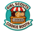Girl Scout Cookie Booth Iron-On Patch