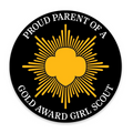 GIRL SCOUT GOLD AWARD CAR MAGNET