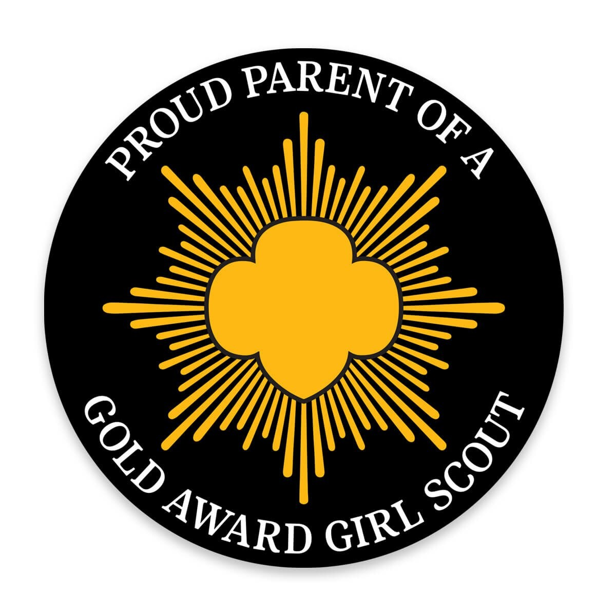 GIRL SCOUT GOLD AWARD CAR MAGNET