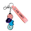 Beaded Cookie Keychain