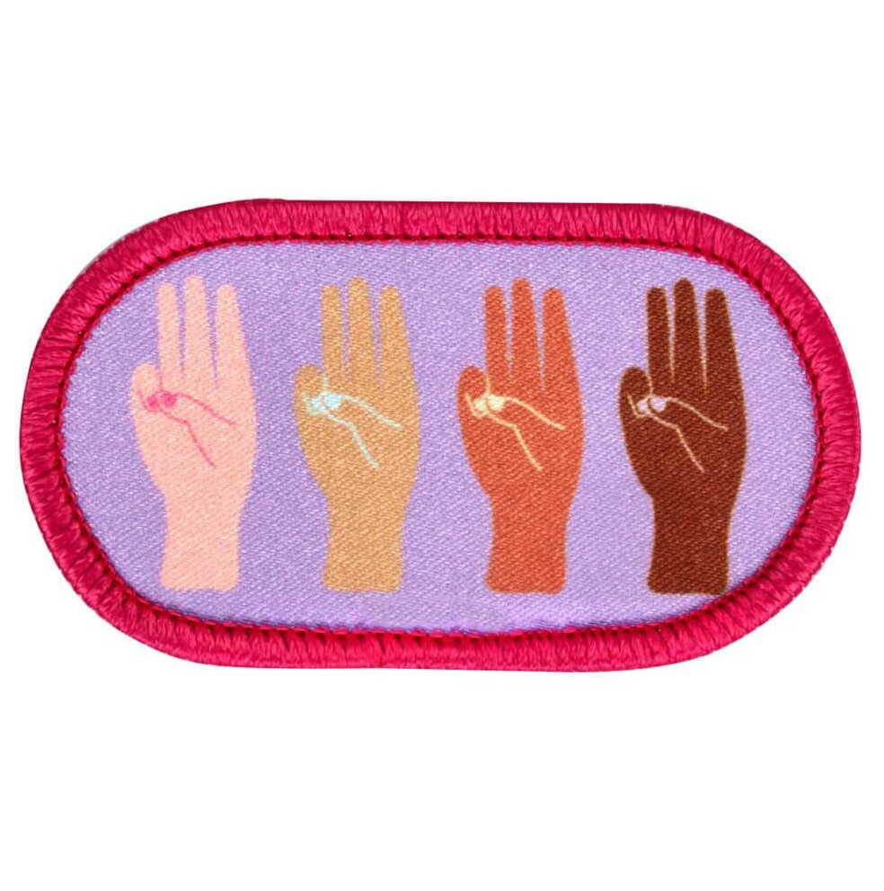 GIRL SCOUT PROMISE PLEDGE PATCH