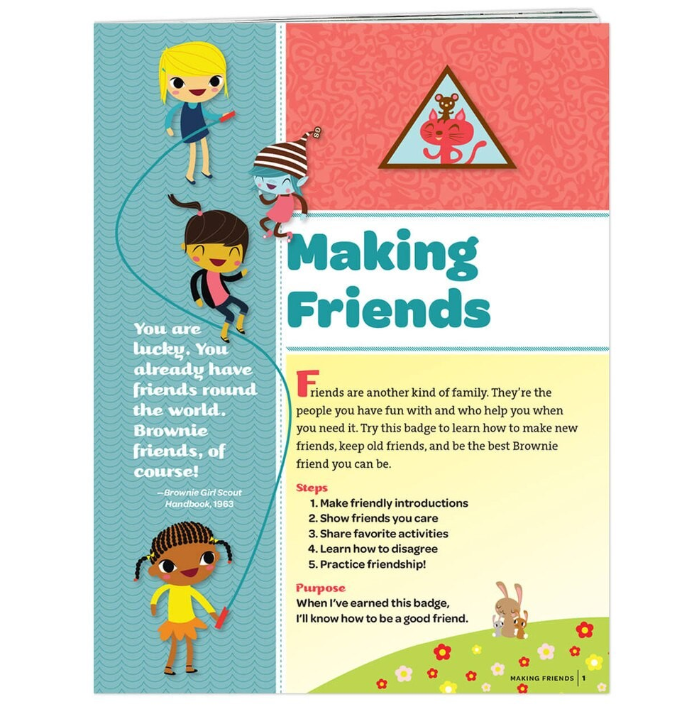 BROWNIE MAKING FRIENDS BADGE REQUIREMENT