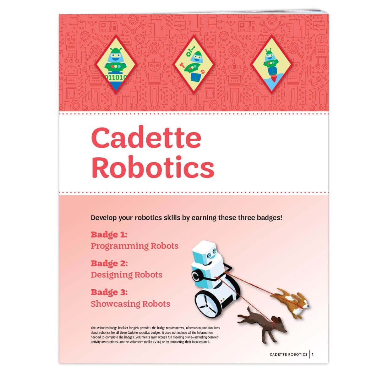 Cadette Robotics Badge Requirement Pamphlet