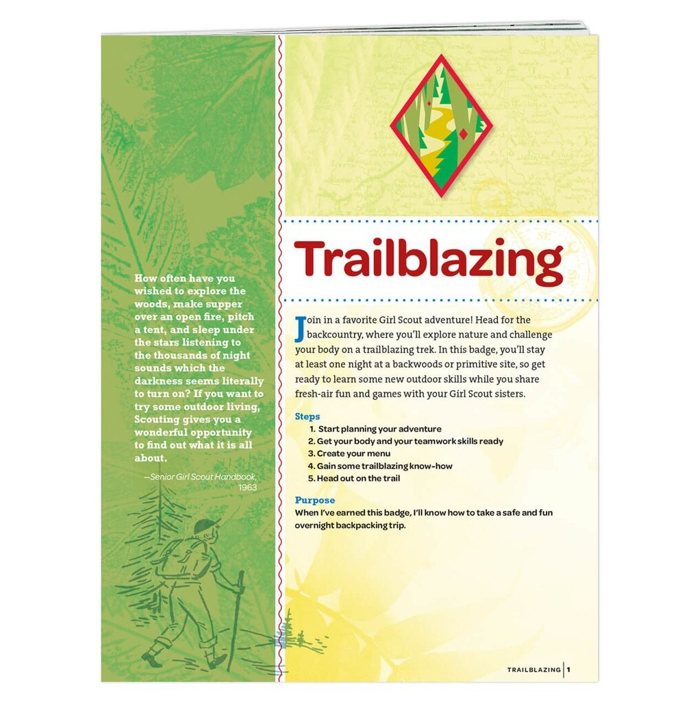 CADETTE TRAILBLAZING BADGE REQUIREMENTS