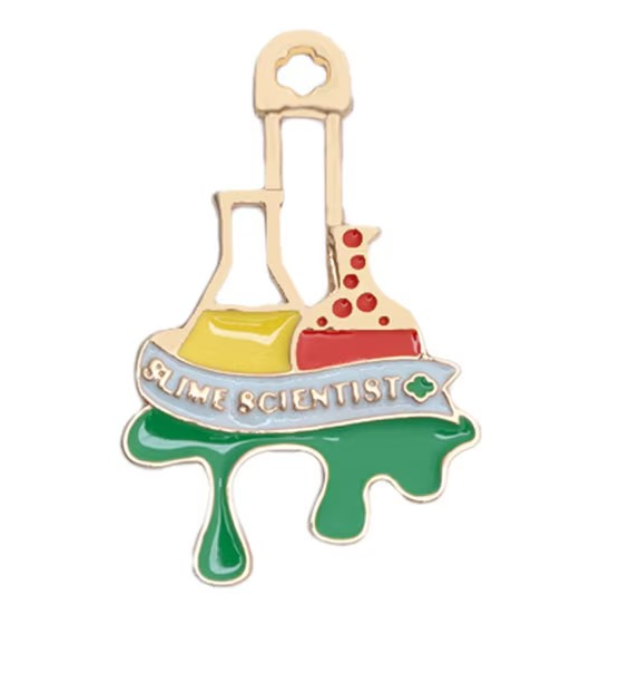 I AM Slime Scientist personal pin