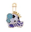I AM Soccer Goal personal pin