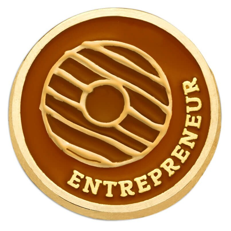 COOKIE ENTREPRENEUR FAMILY PIN BROWNIE YEAR 2