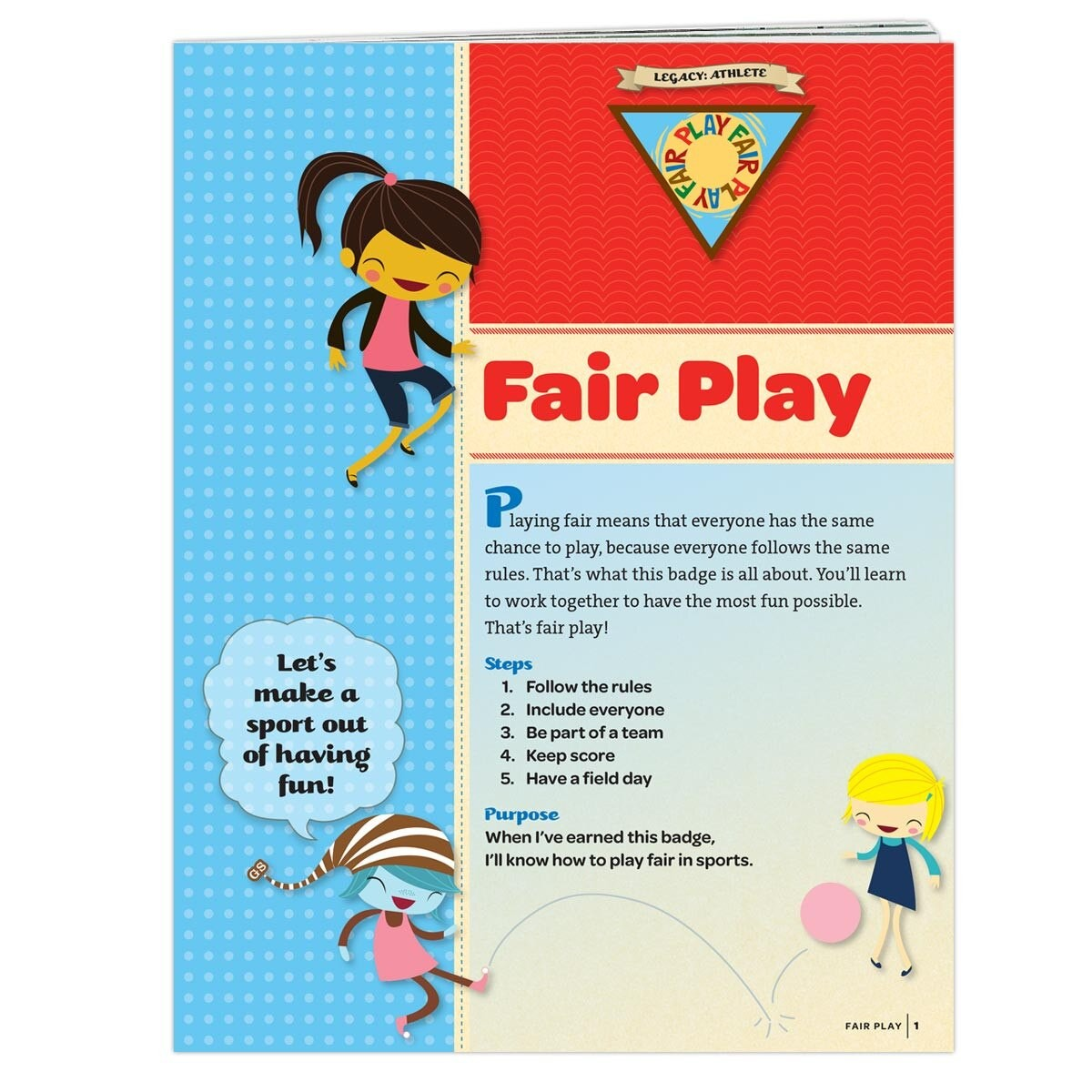 Brownie Fair Play Badge Requirement Pamphlet