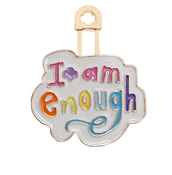 I AM Enough personal pin
