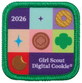 2026 Girl Scout Digital Cookie Sew-On Patch