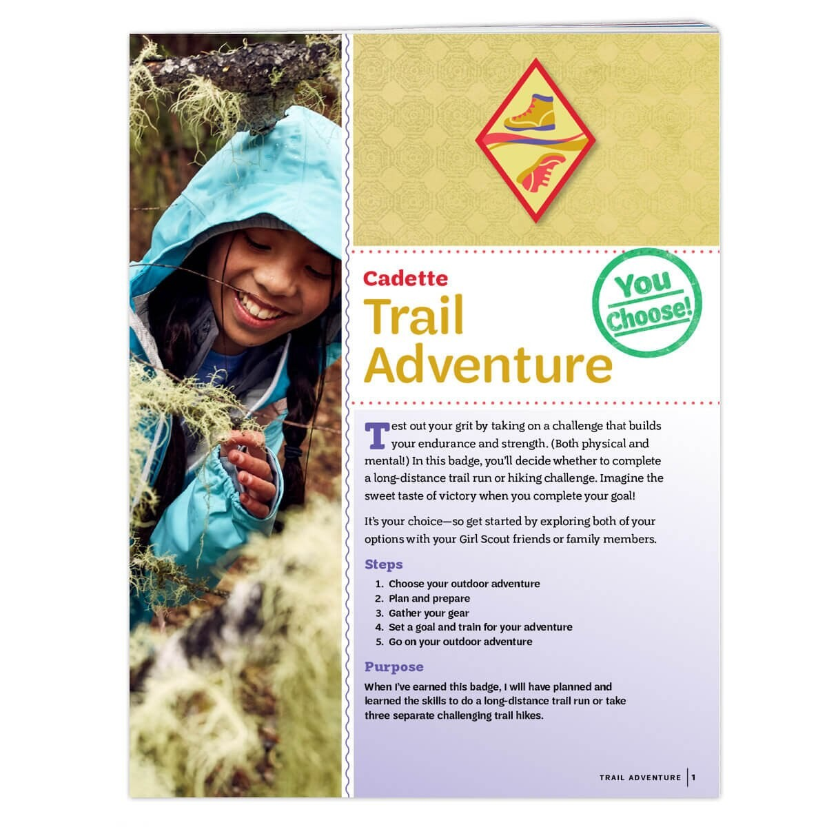 Cadette Trail Adventure Badge Requirements Pamphlet