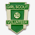 10 YR VOL SERVICE PIN