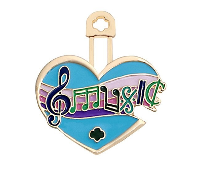 I AM Musical Notes personal pin