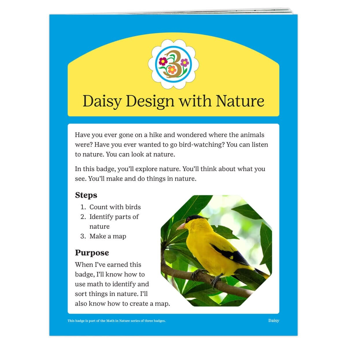 DAISY DESIGN WITH NATURE BADGE REQUIREMENTS PAMPHLET