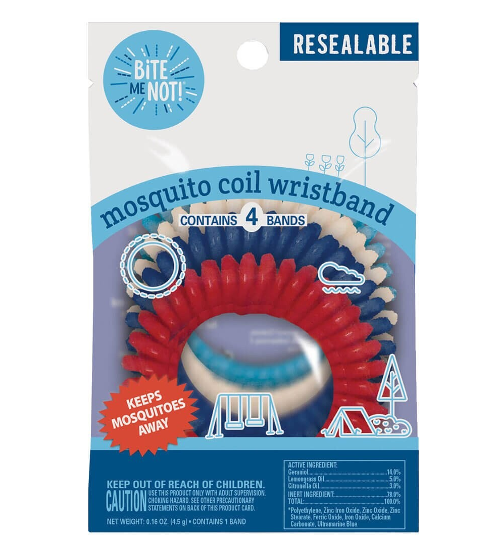Bite Me Not Insect Repelling Wristband - 4 Pack