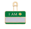 I AM Name Tag personal pin