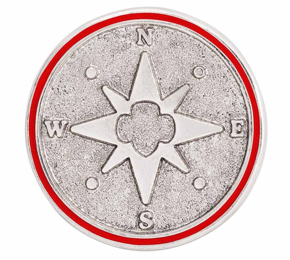 Cadette True North Award Pin