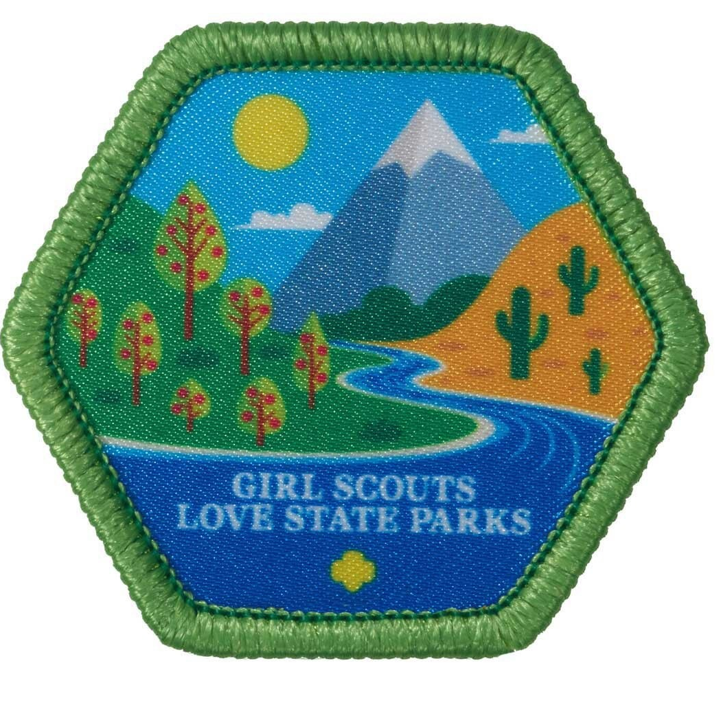 Girl Scouts Love State Parks 2026 Sew-On Patch