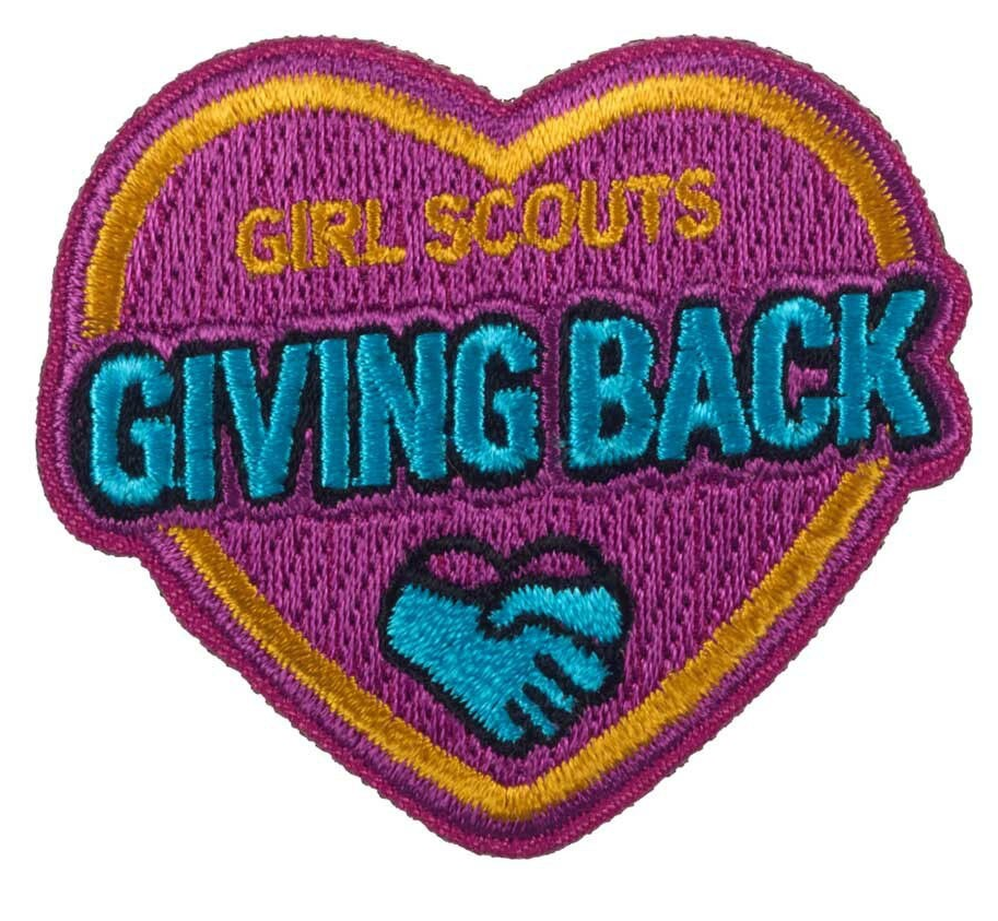Giving Back Heart Iron-On Patch