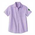 CADETTE, SENIOR, AMBASSADOR  XL BASIC BUTTON DOWN SS LILAC