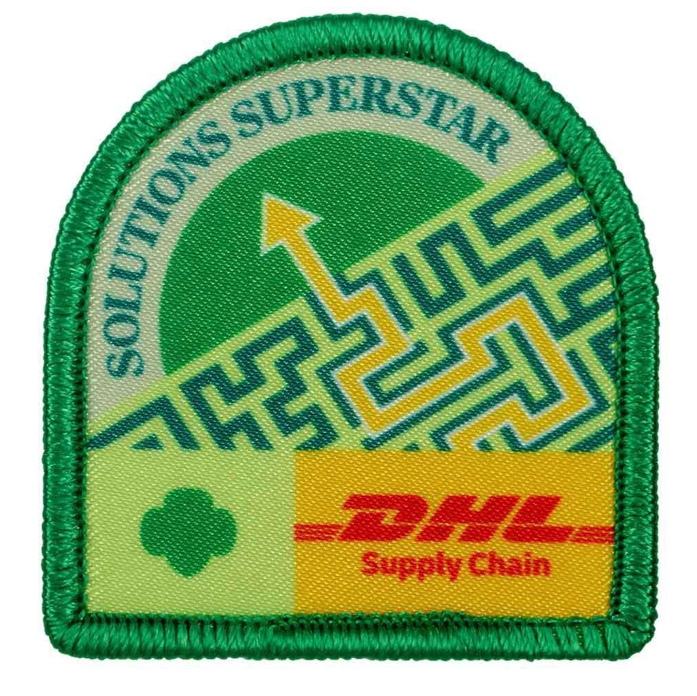 DHL Solutions Superstar Sew-On Patch