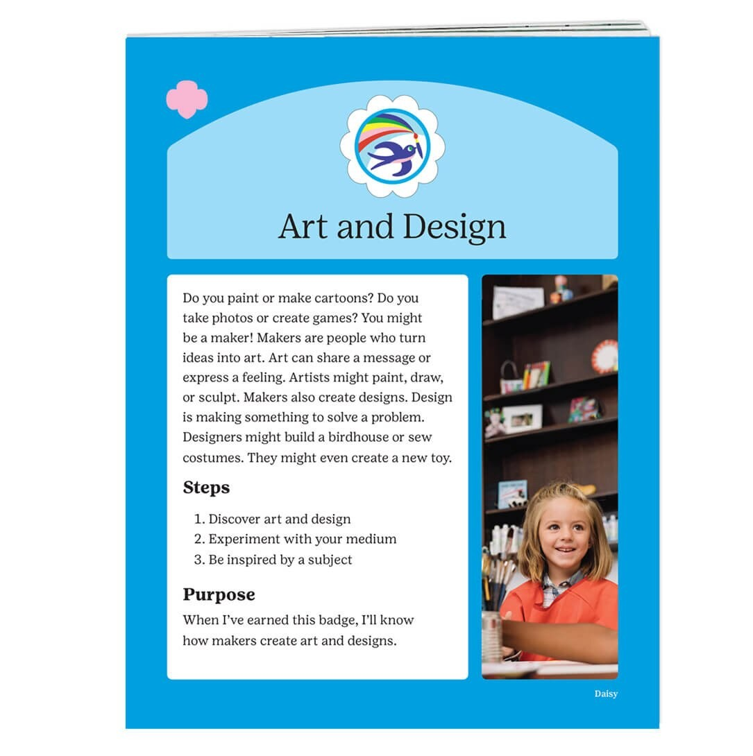DAISY ART AND DESIGN BADGE REQUIREMENTS PAMPHLET