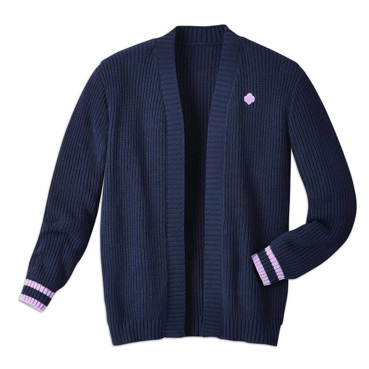 CADETTE, SENIOR, AMBASSADOR OPEN FRONT CARDIGAN 2X