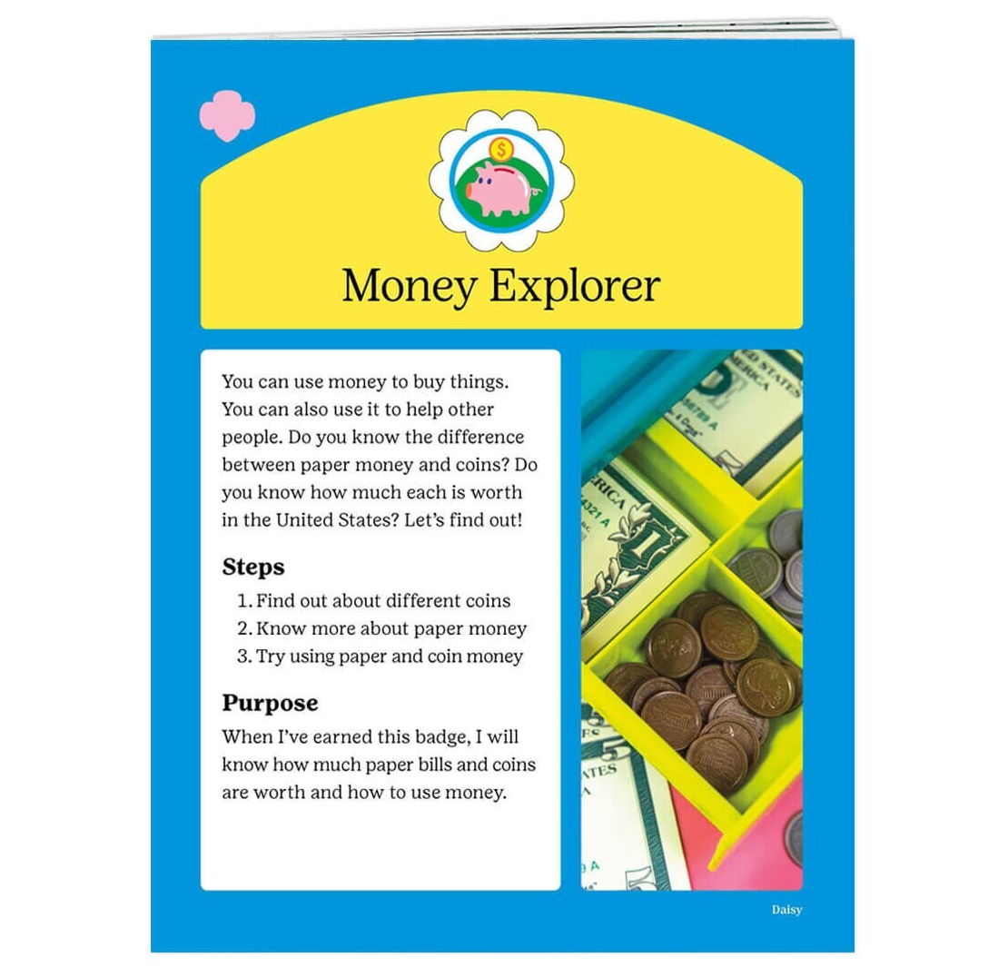 DAISY MONEY EXPLORER BADGE REQUIREMENTS PAMPHLET