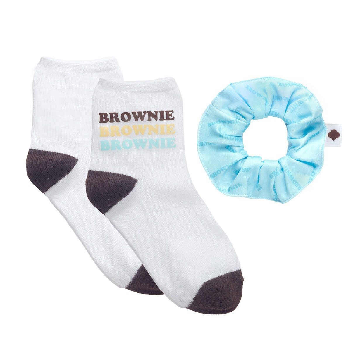 BROWNIE SOCK AND SCRUNCHIE SET S/M