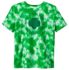 ADULT TREFOIL TIE-DYE T-SHIRT SMALL