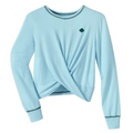CADETTE, SENIOR, AMBASSADOR TWIST FRONT LS TEE 2X